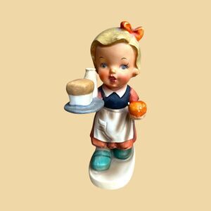 Vintage Artnart Erich Stauffer Little Server Figurine 3373K Retro Collectible